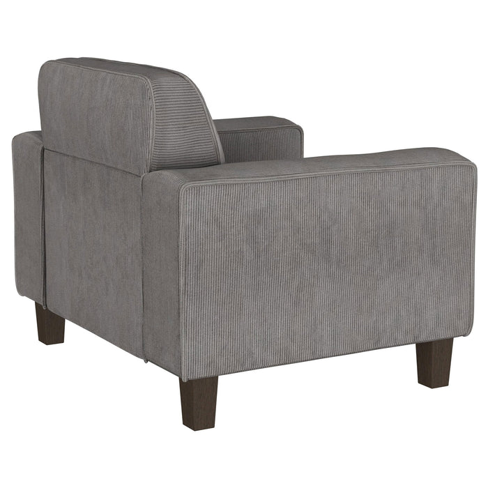 Dana - Track Arm Tufted Accent Chair