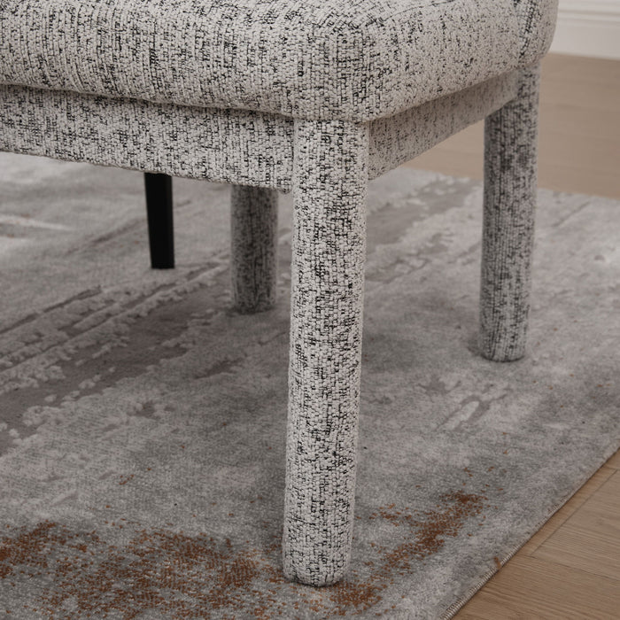 Wide Minimalist Dining Chair