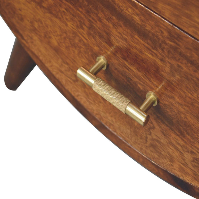 Agra - Bedside Table - Chestnut