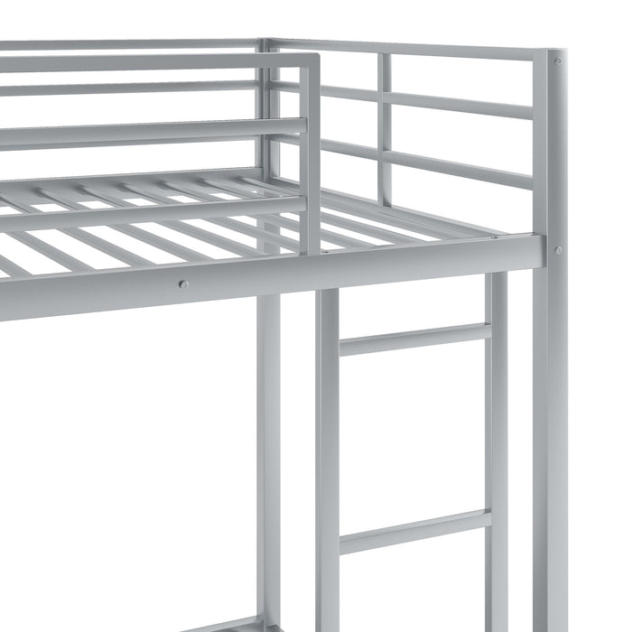 Metal Bunk Bed, Low Bunk Bed With Ladder