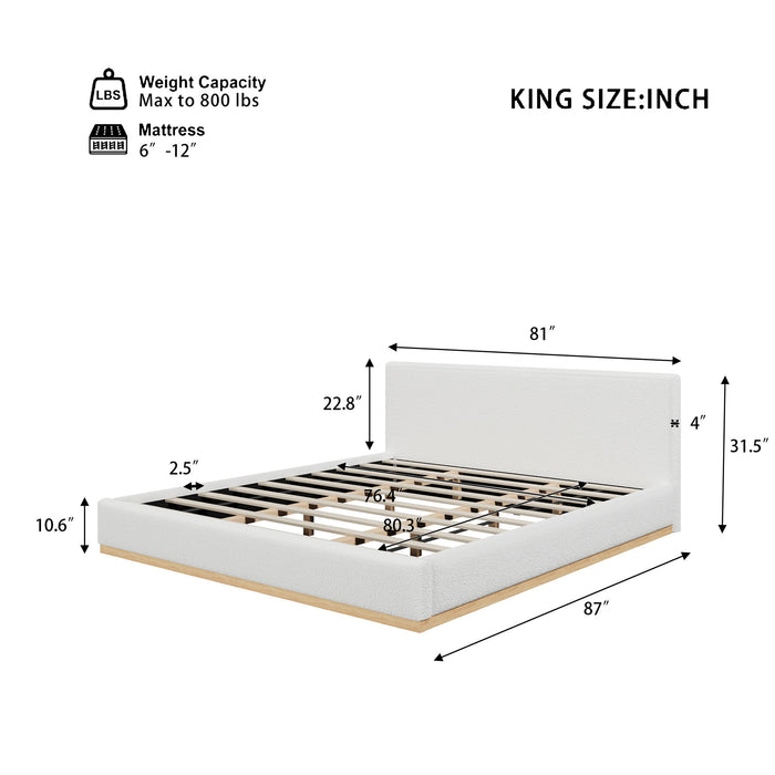 Elegant Upholstered Bed