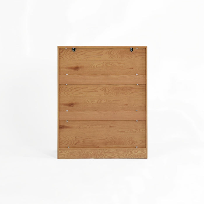 Freestanding Wooden Shoe Cabinet, 4 Tier Organizer With Drawer