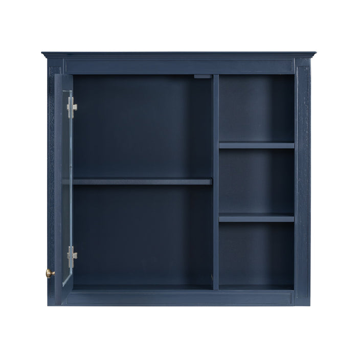 Wall Mounted Medicine Cabinet With Mirror And 3 Open Shelves