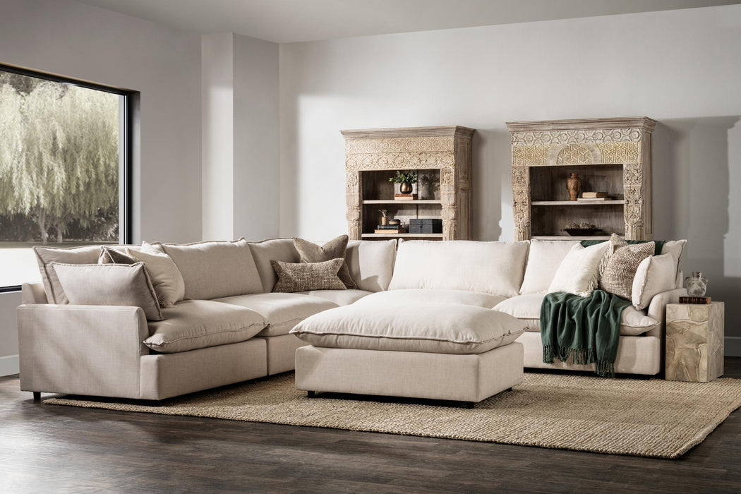 Caplan - 6 Piece Modular Sectional With Ottoman