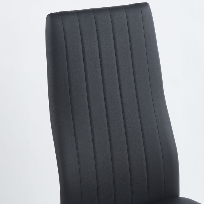 Dining Chair (Set of 4) - Golden Black