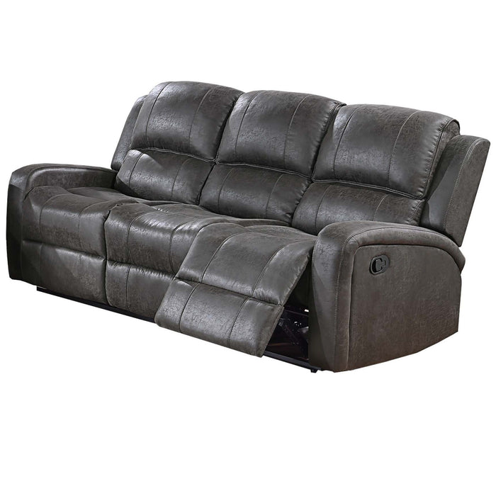 Modern Reclining Sofa With Padded Seat And Backrest