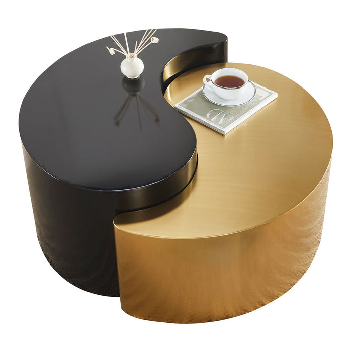 Ying Yang - Coffee Table - Gold / Black