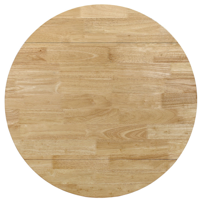 3 Piece Dining Set With Drop Leaf Table And Upholstered Chairs