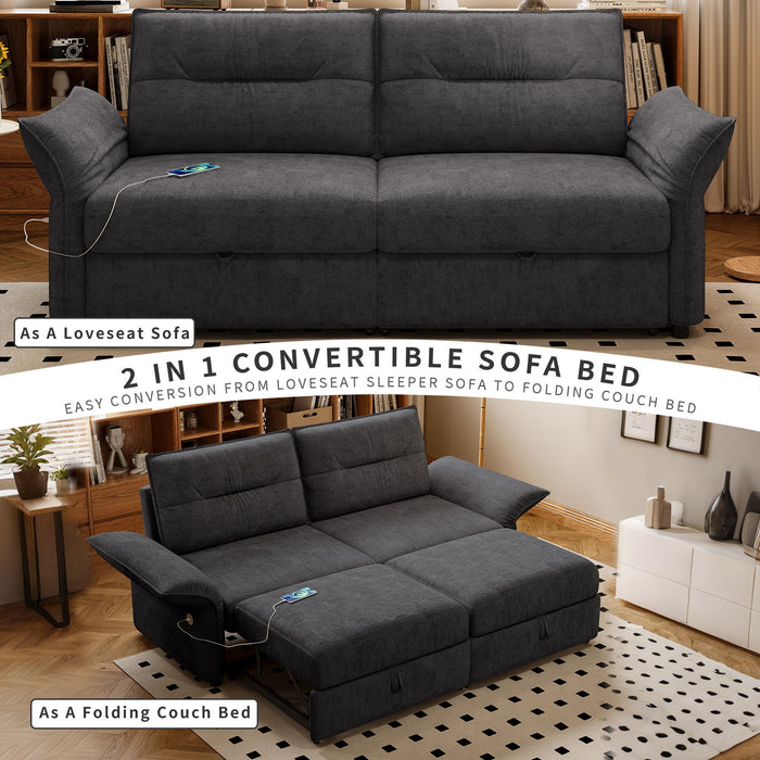 Sofa Bed With Convertible Design, Living Room Furniture
