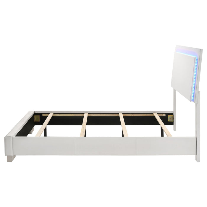 Felicity - LED Panel Bed With Built In Lighting