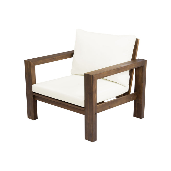 Stylish Outdoor Armchair With Cushion For Garden