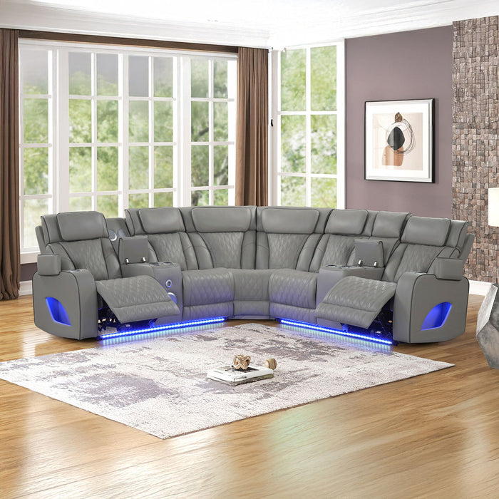 Fortuner - Power Recliner Sectional Sofa