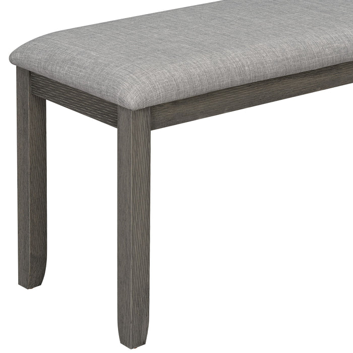 6 Piece Dining Table Set With Ergonomic Seating