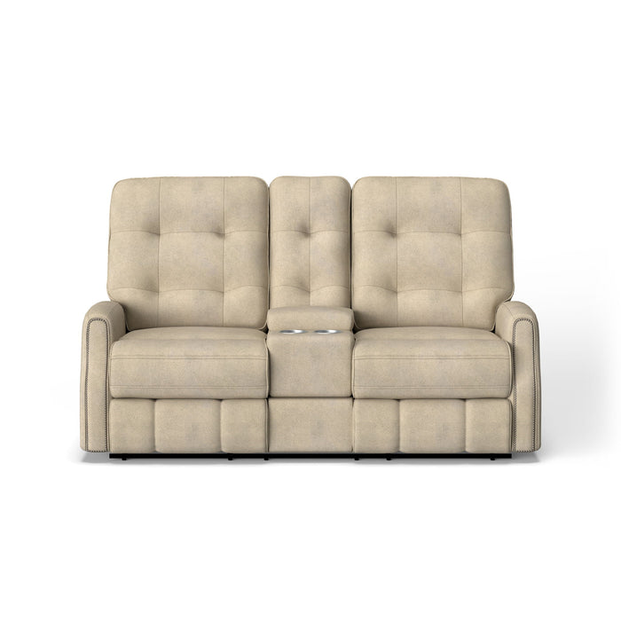 Devon - Reclining Loveseat, Nailhead Trim