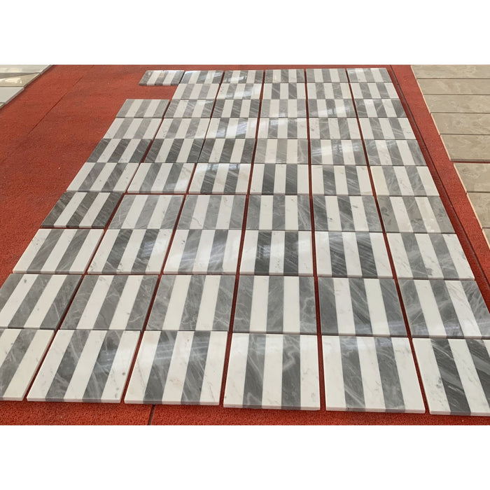Elegant Waterjet Polished Marble Tile For Floor And Wall