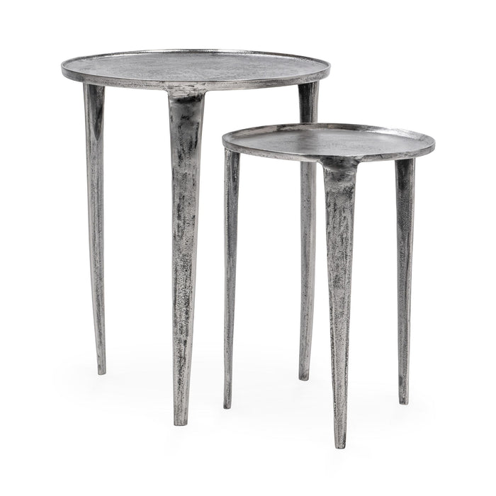 Elinor - Nesting Accent Tables (Set of 2) - Nickle