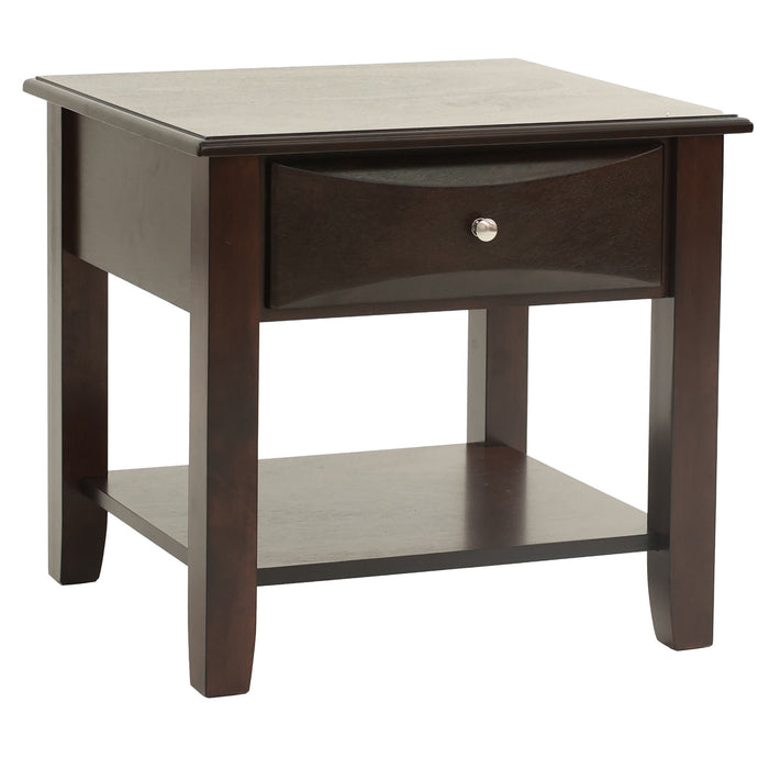 Table Set With Drawers And Open Shelf Storage