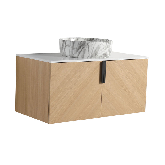 Wall Mounted Design Bathroom Vanity & Art Sink