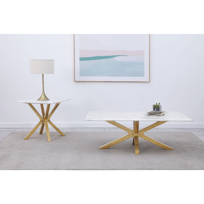 Kensington - End Table - Gold