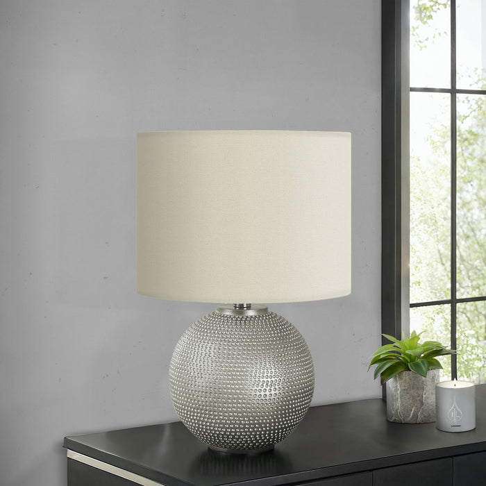Lighting, Table Lamp, Modern - Gray / Cream