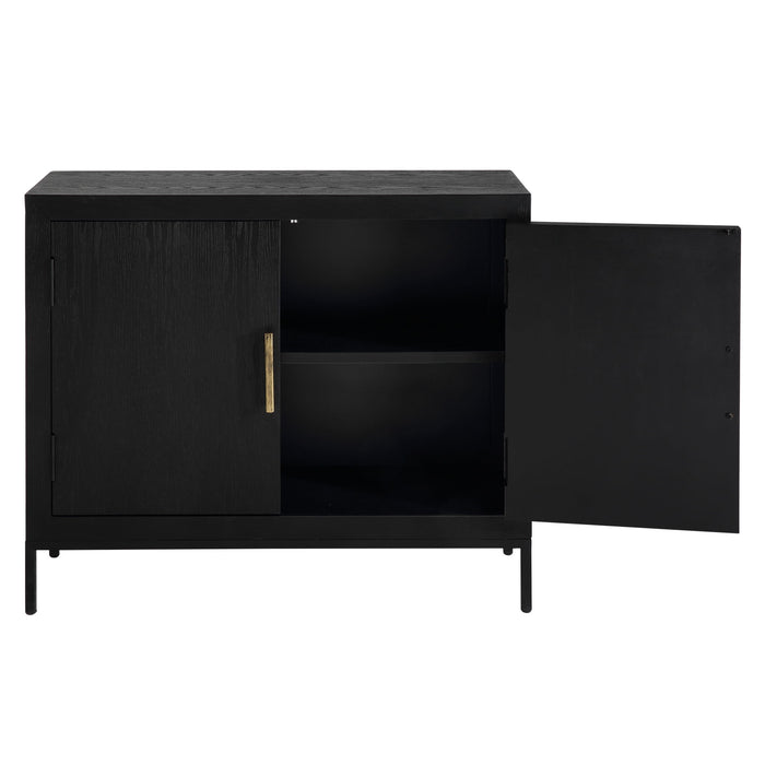 Front Range - Dark Oak 2 Door Cabinet