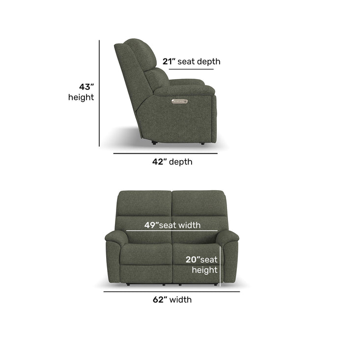 Porter - Power Reclining Loveseat With Power Headrest & Lumbar