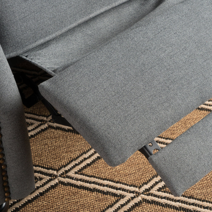 Modern Manual Push Back Recliner Chair