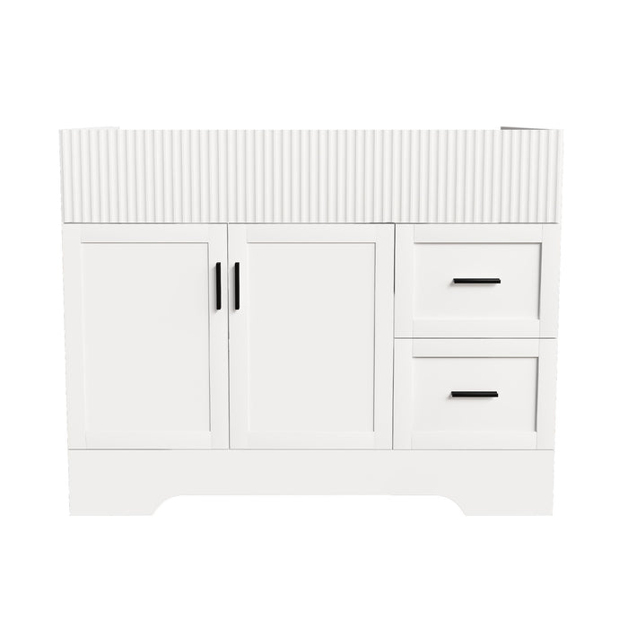 Modern Bathroom Vanity With 2 Drawers
