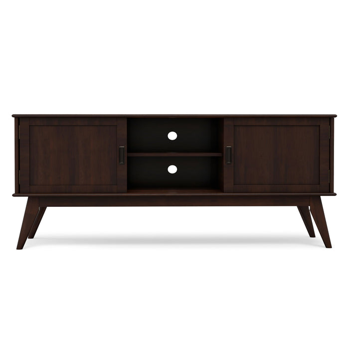 Draper - Handcrafted Mid Century Low TV Media Stand