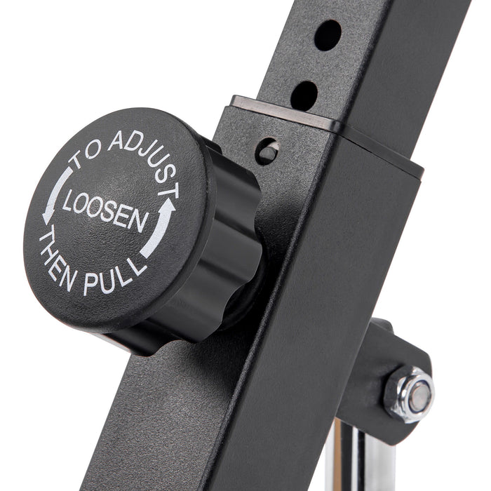 Exercise Bike Folding Stationary Bikes For Home With 16 Level Magnetic Resistance