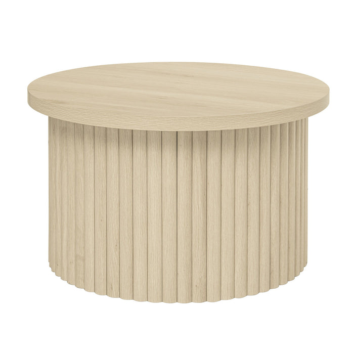 Modern Round Coffee Table And Side Table (Set of 2)