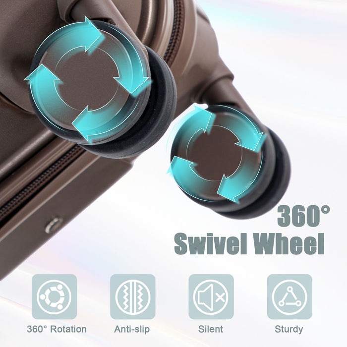 Spinner Luggage Set With Combination Lock