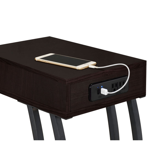 Hi-Tech Accent Table With USB Ports