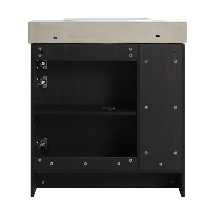 Freestanding Bathroom Vanity With Sink, Soft Close Door
