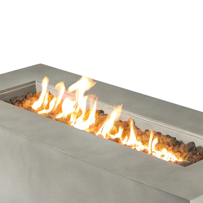 Modern Concrete Design Propane Outdoor Fire Pit Table