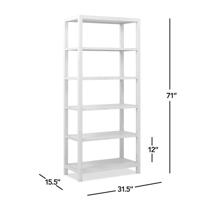 Ellis - 5 Shelf Open Frame Bookcase - Natural