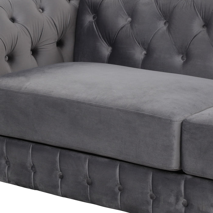 Sofa With Thick Removable Seat Cushion, 3 Seater