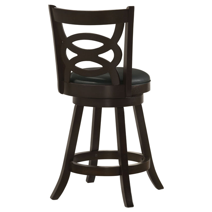 Swivel Counter Stool (Set of 2) - Black