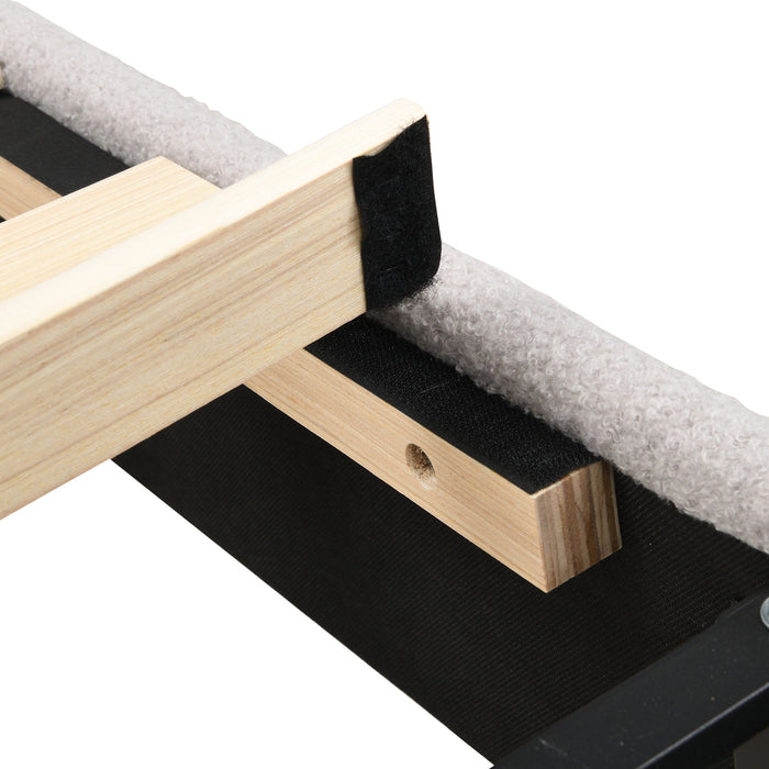 Platform Bed Frame With Tall Headboard And High Footboard
