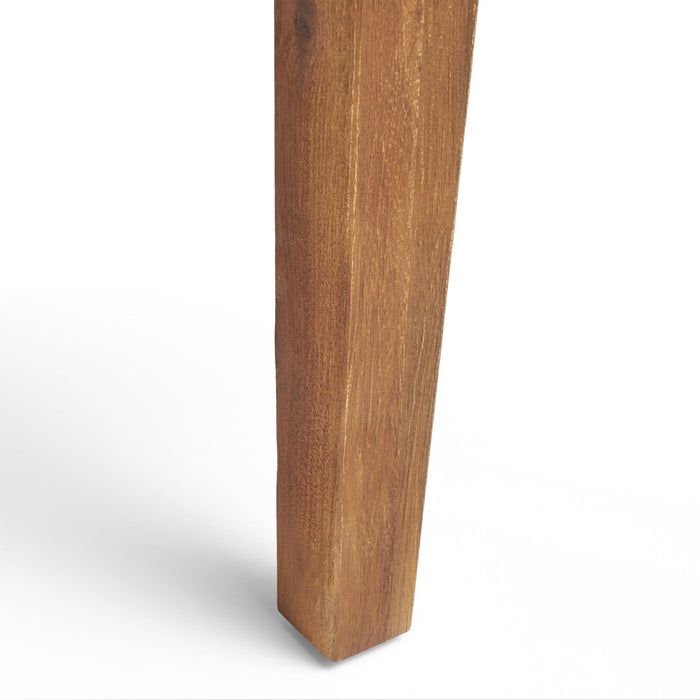 Outdoor Armless Dining Chair With Cushions