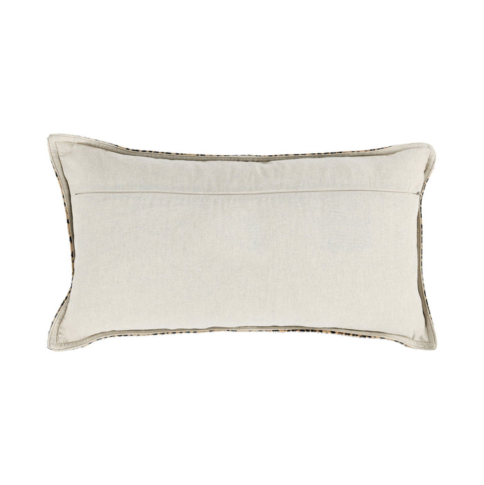 Leopard - 20" x 20" Pillow - Camel / Black