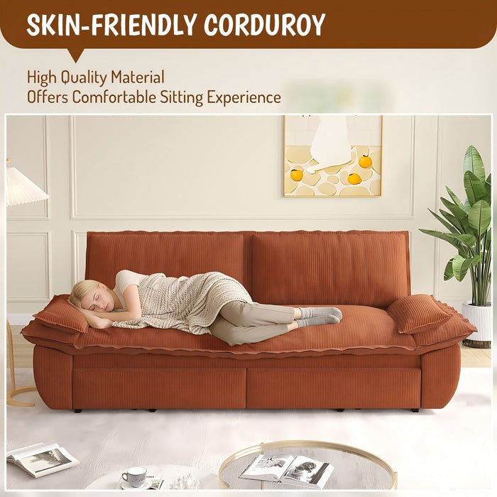 Queen Pull Out Bed, 3 In 1 Convertible Sleeper Sofa