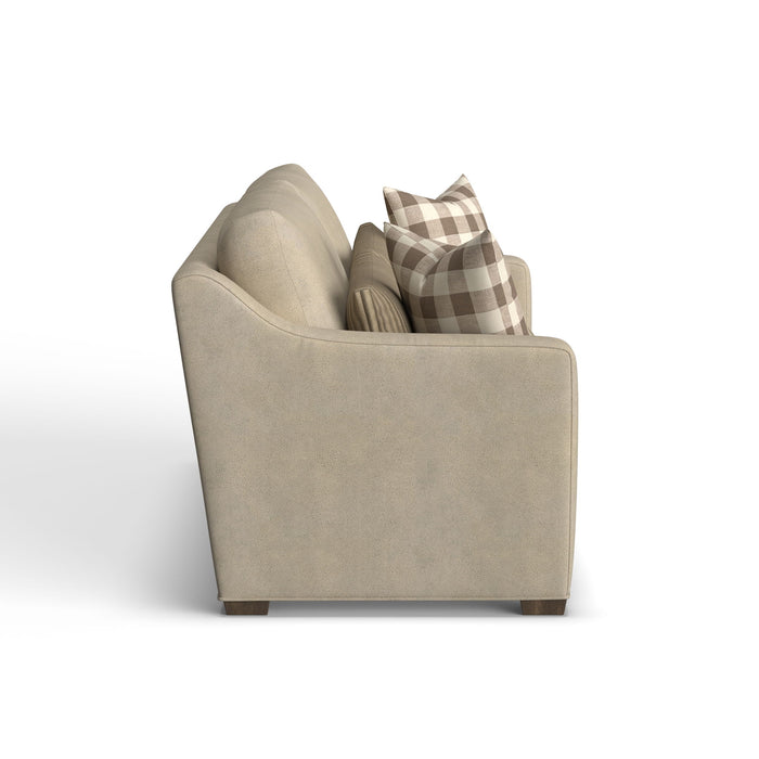 Milo - Fabric Two-Cushion Sofa With Nailhead Trim