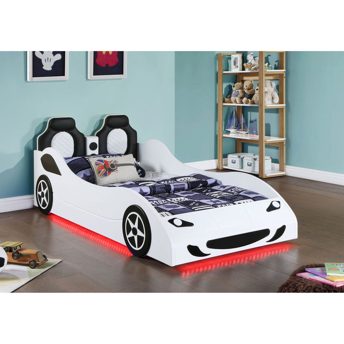 Solana - Race Car Bed With Underglow Lights