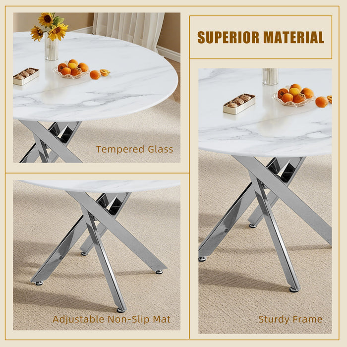 Modern Round Table For Dining Room