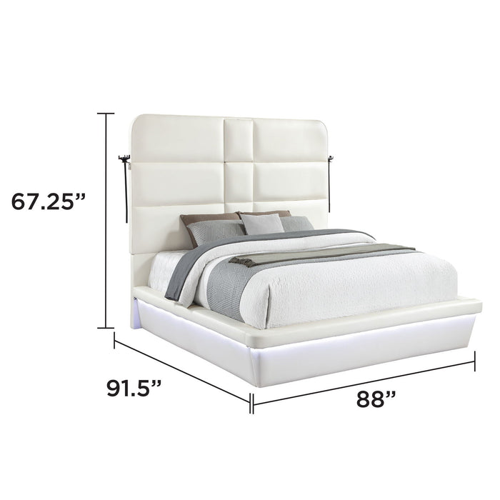 Futura - Upholstered Bed With Tall Headboard