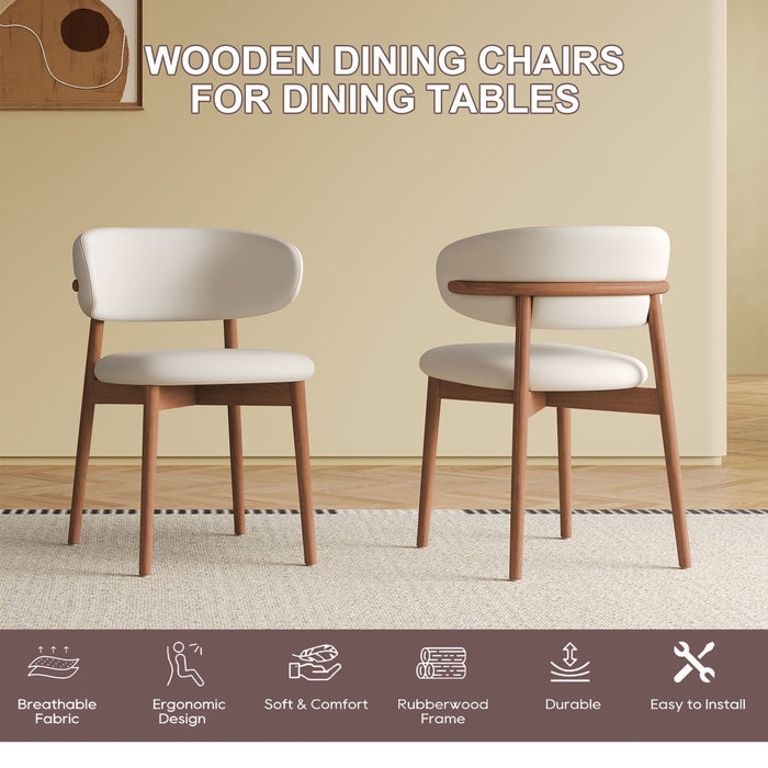 Mid-Century Modern Dining Chair (Set of 2)