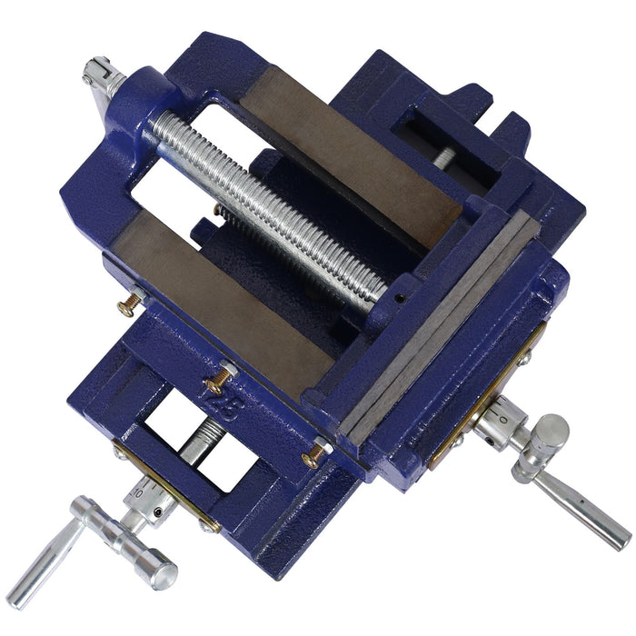 Industrial Quality Cross Slide Vise, Drill Press Metal Milling 2 Way X - Y