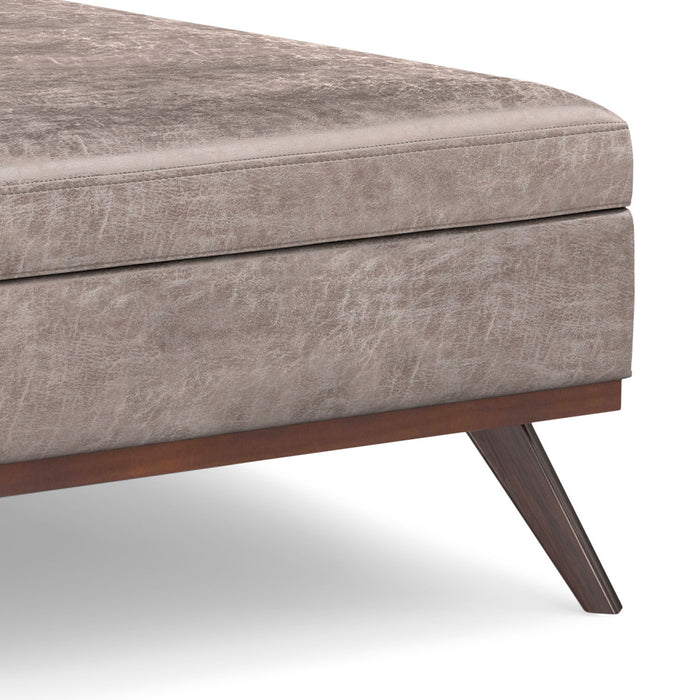 Owen - Multifunctional Square Coffee Table Storage Ottoman