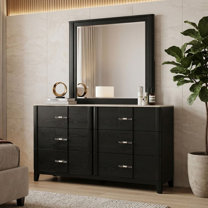 Opel - Bedroom Mirror - Black
